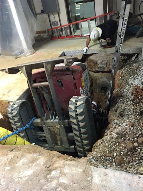 mini excavator falls on guy|FACE Report: Heavy equipment operator struck and killed when .